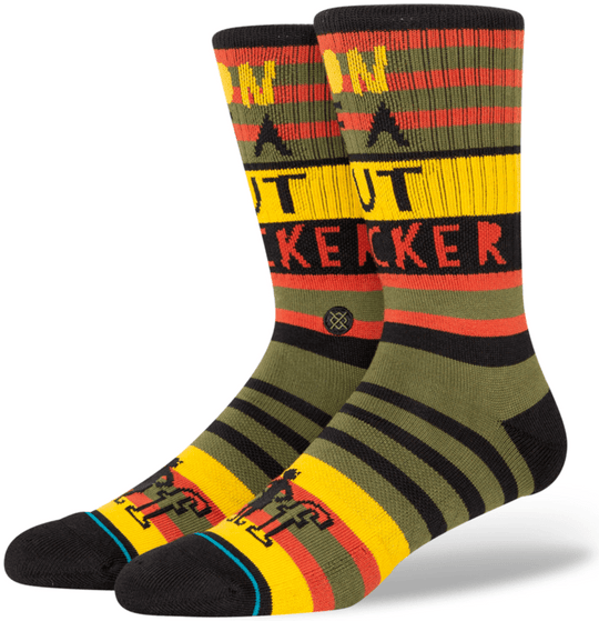 Stance Socks Unisex Elf Son Of A Crew Black