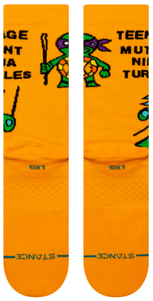 Stance Socks Unisex TMNT Tubular Crew Yellow