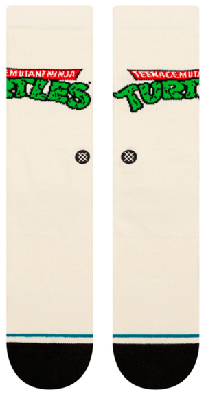 Stance Socks Unisex TMNT Turtles Crew Off White