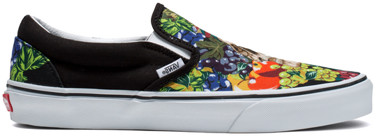 Vans Classic Slip-On Fruit Skull Black/White