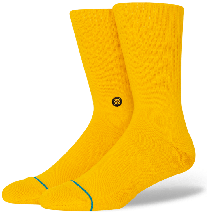 Stance Socks Unisex Icon Crew Yellow