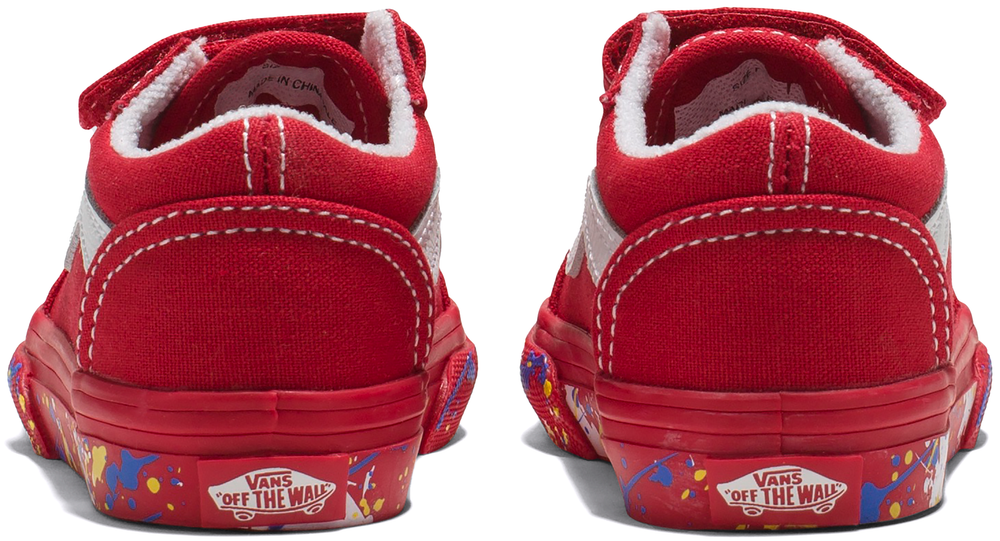 All red toddler vans sales