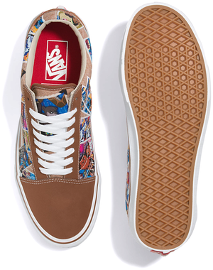 Vans Old Skool Disney 100 Scrapbook Multi Baggins Shoes