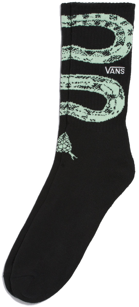 Vans Digit Dementia Crew Sock Black Snake