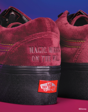 Vans Old Skool Stackform Disney 100 Poison Apple Mahogany Baggins Shoes