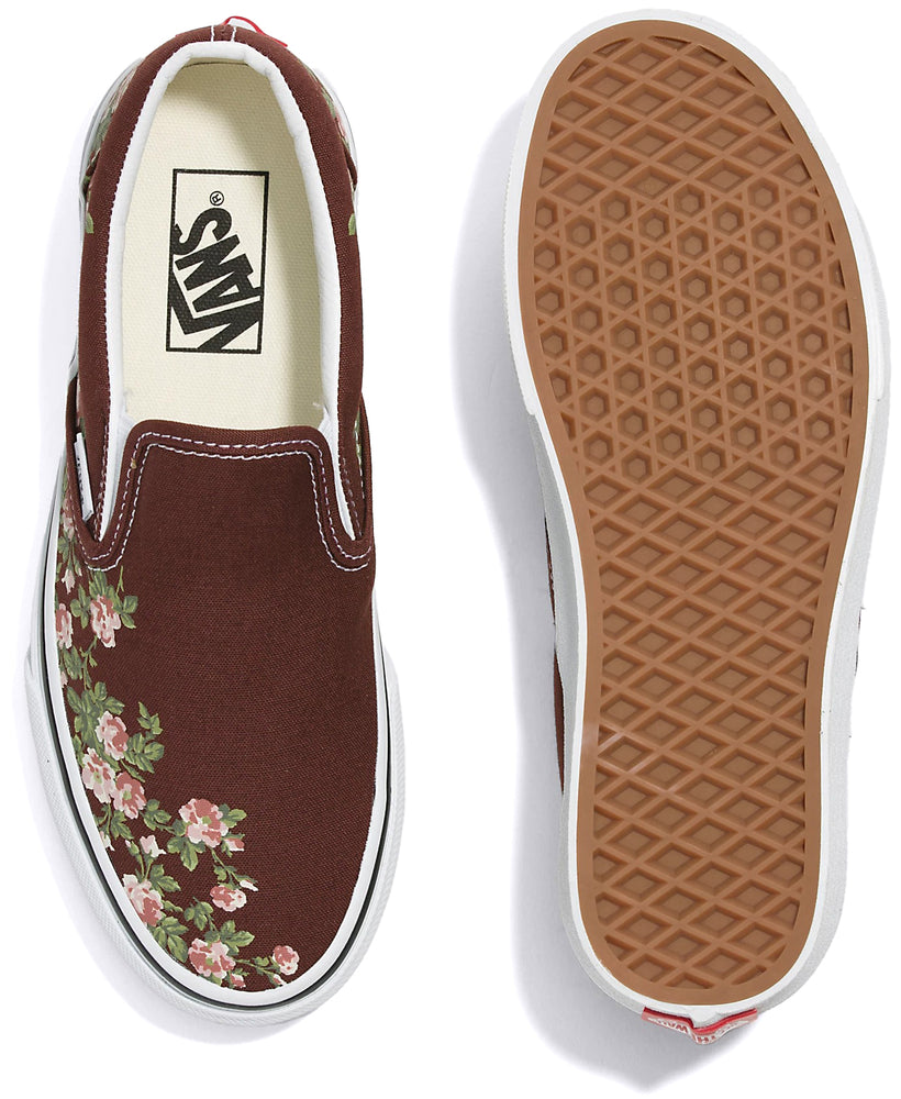 Vans Classic Slip-On Wallflower Bitter Chocolate