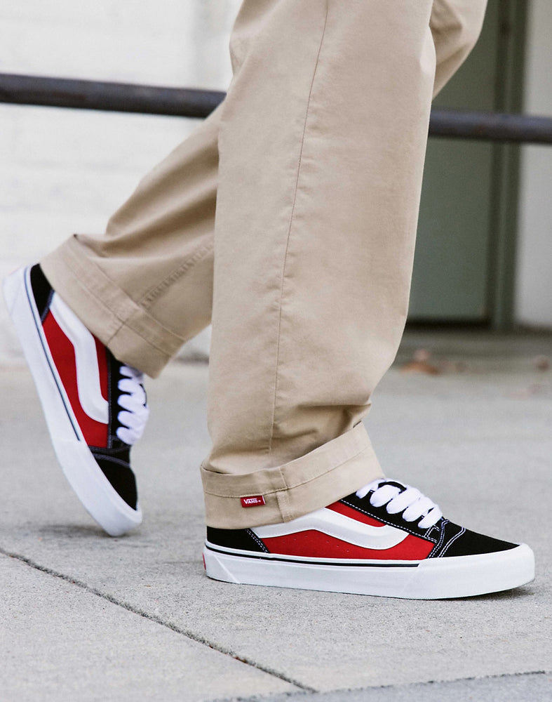 Vans Knu Skool Red/ Black – Baggins Shoes - Main Image