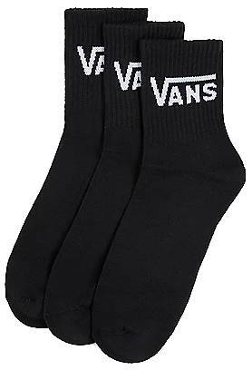 Vans Classic Half Crew Sock Black ( 3 Pack)