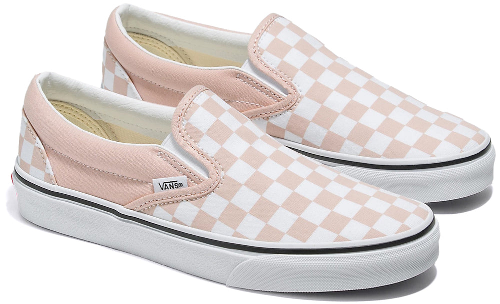 Vans Classic Slip-On Checkerboard Rose Smoke