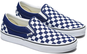 Vans Classic Slip-On Checkerboard Beacon Blue