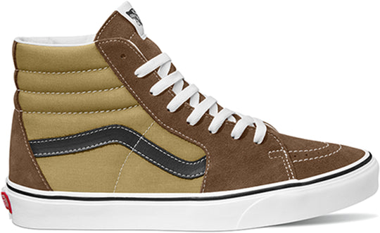 Vans Sk8-Hi Canvas/Suede Pop Brown/Multi
