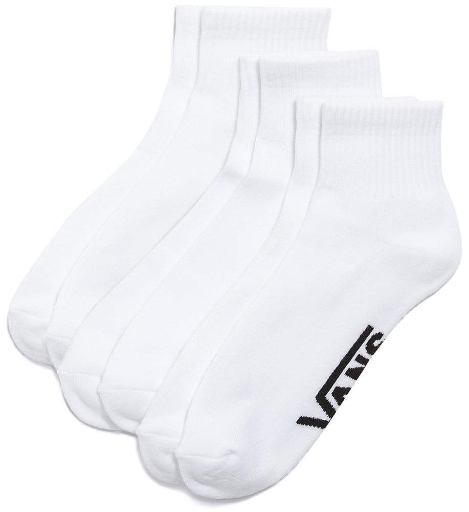 Vans Classic Ankle Sock White ( 3 Pack)