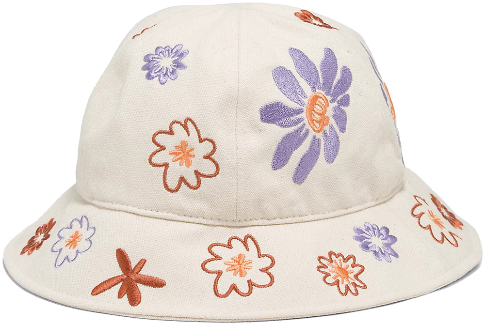 Vans Summer Bloom Bucket Hat Natural