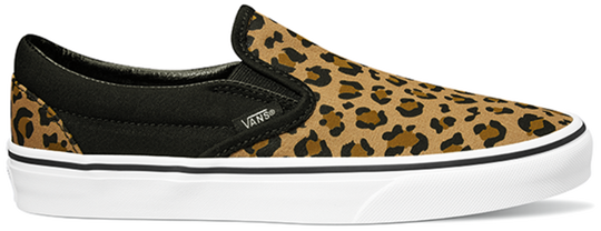 Vans Classic Slip-On Animalier Black