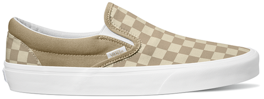 Vans Classic Slip-On Checker Block Brown