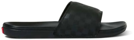 Vans Mens La Costa Slip Checkerboard Black
