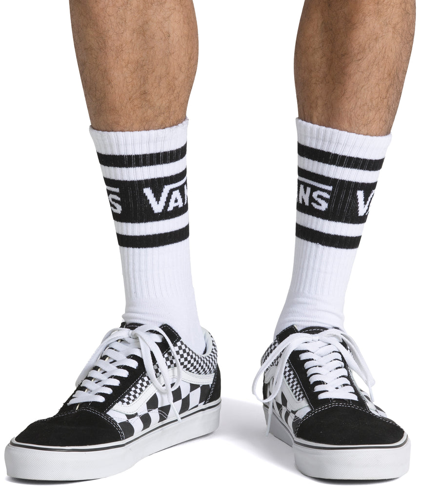 Vans Drop V Crew Sock White/Black