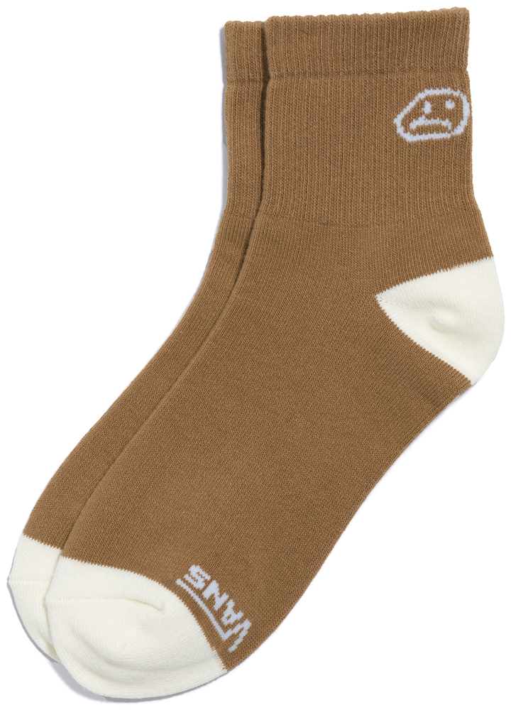 Vans Womans PNP Half Crew Sock Otter Brown (Women's 6.5-10)