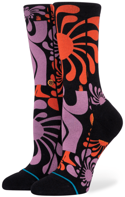 Stance Socks Women's Lauryn Alvarez Crew Black