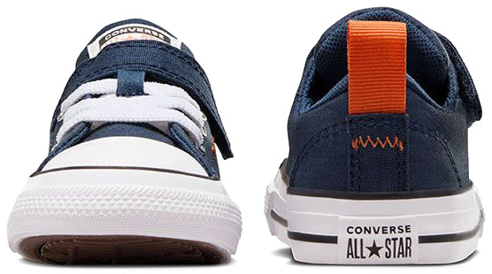 Converse Toddler Chuck Taylor All Star Malden Street Low Top Easy-On Navy/Pale Magma/White