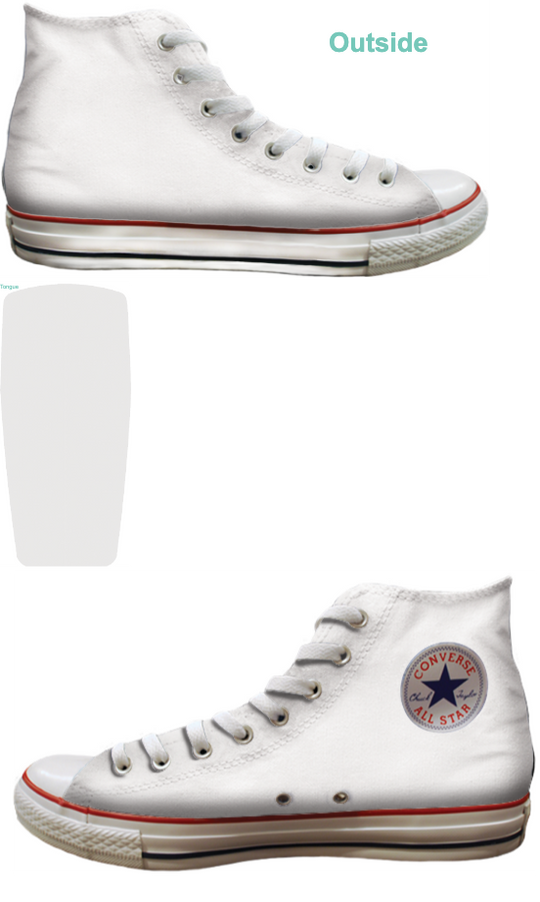 Customizable Hi-Top -White (Customized)