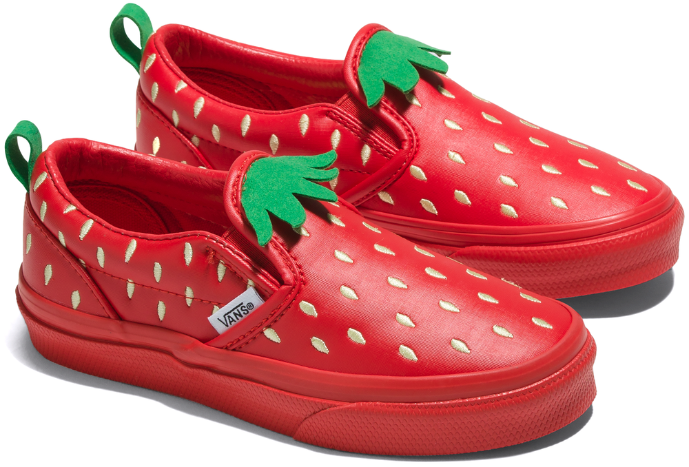 
            
                Load image into Gallery viewer, Vans Kids Classic Slip-On Berry Red
            
        