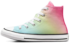 Converse Kids Chuck Taylor All Star Hi Hop Bright Ombre Triple Cyan/Chaos Fuchsia