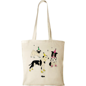 
            
                Load image into Gallery viewer, The Baggins Original Tote Bag Dog Party
            
        