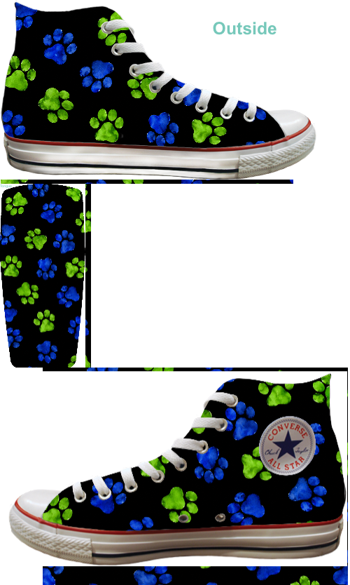 Customizable Hi-Top -White (Customized)