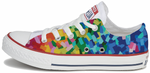 Baggins Original Heather Travis Low Top Rainbow Confetti