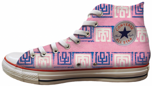 Baggins Original Hi Top Pink Stamp