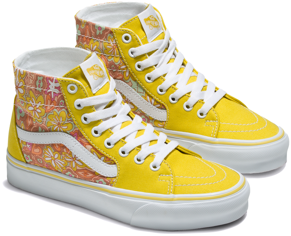 Vans Sk8 Hi Tapered Psychedelic Resort Passion Fruit Baggins Shoes