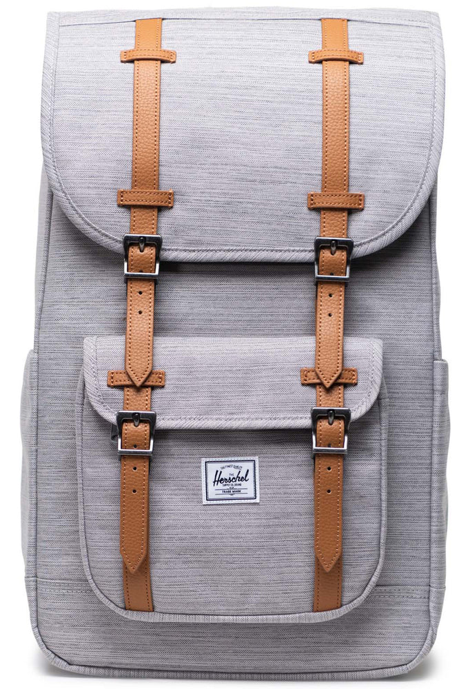 Herschel Little America Light Grey Crosshatch