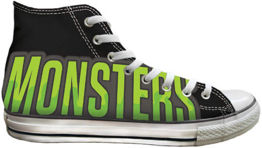 Custom Printed Hi Top Good Supply Black