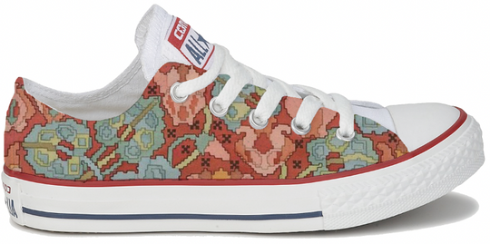 The Baggins Original Low Tops Art Nouveau Cyclamen