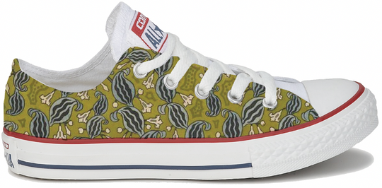 Baggins Original Low Tops Art Nouveau Green