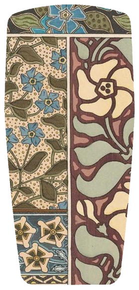 Baggins Original Low Tops Art Nouveau Mixed Collage