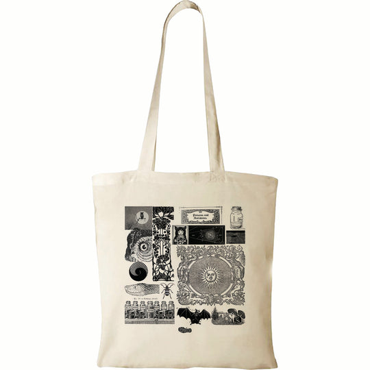 The Baggins Original Tote Spooky Collage