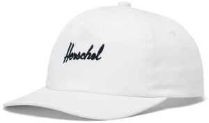Herschel Scout Embroidery Cap White
