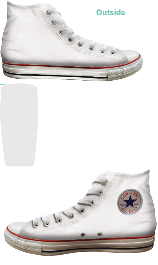 Customizable Hi-Top -White (Customized)