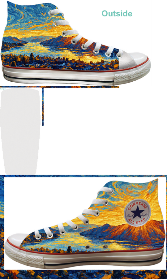 Customizable Hi-Top -White (Customized)
