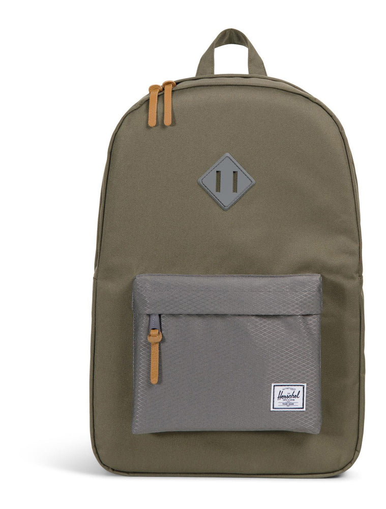 
            
                Load image into Gallery viewer, Herschel Heritage Backpack 600D Poly Green/Pearl
            
        