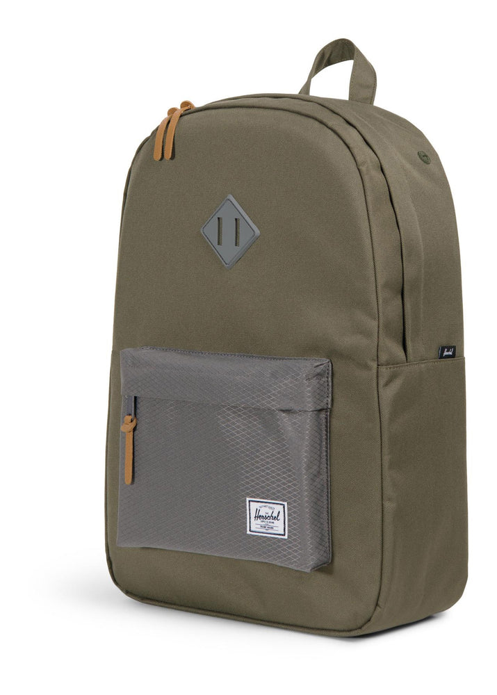 
            
                Load image into Gallery viewer, Herschel Heritage Backpack 600D Poly Green/Pearl
            
        