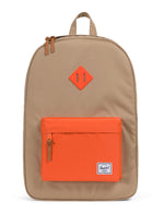 Herschel Heritage 600D Poly Kelp/Vermilion Orange