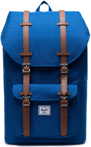 Herschel Little America Backpack 600D Poly Monaco Blue Crosshatch