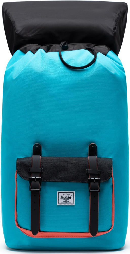 Herschel Little America Backpack 600D Poly Blue Bird/Black/Emberglow