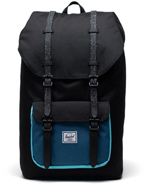 
            
                Load image into Gallery viewer, Herschel Little America Black/Blue Ashes/Blue Curacao
            
        