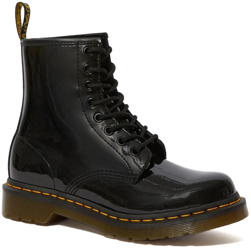 
            
                Load image into Gallery viewer, Dr. Martens Womens 1460 Hi Top Patent Lamper Black
            
        
