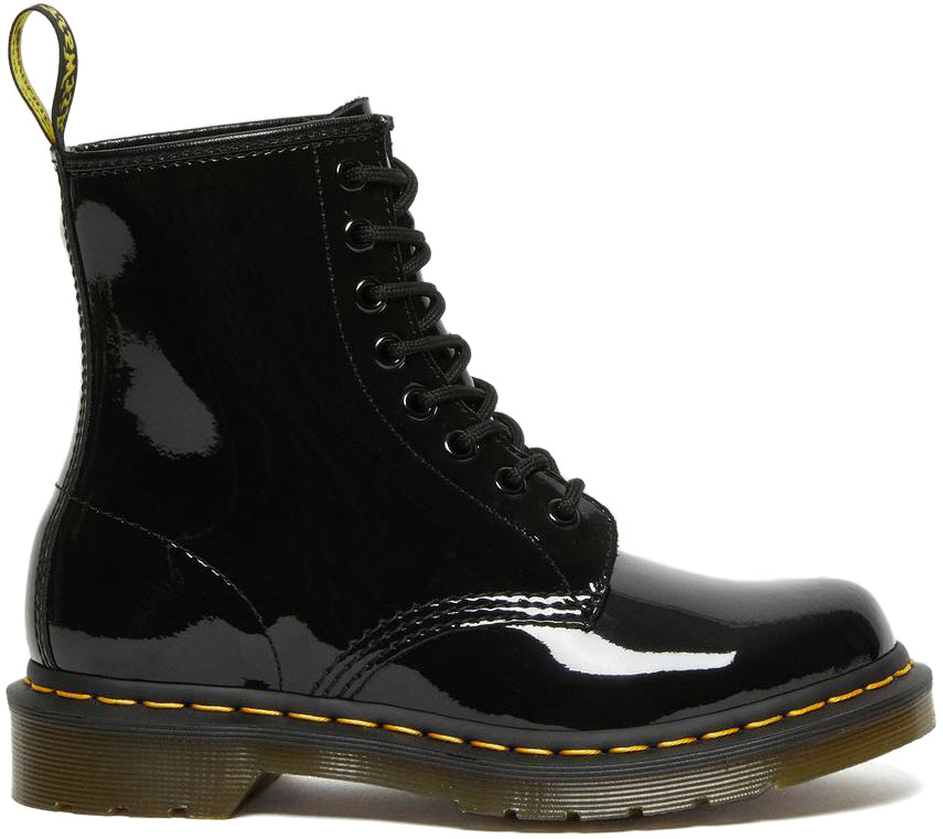 
            
                Load image into Gallery viewer, Dr. Martens Womens 1460 Hi Top Patent Lamper Black
            
        