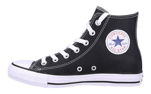 
            
                Load image into Gallery viewer, Converse Chuck Taylor All Star Hi Top Leather Black
            
        